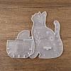 Cat Shape Floating Shelf DIY Silicone Mold DIY-K067-01-3