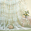 6 Yards Flower Pattern Milk Fiber Mesh Fabric DIY-NB0014-82B-4