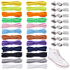 CHGCRAFT 12Sets 12 Colors Elastic No Tie Shoe Laces DIY-CA0004-21-1