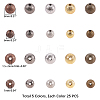 Brass Textured Beads KK-PH0035-88-NF-2