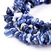 Natural Sodalite Chips Beads Strands X-F024-4