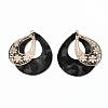 Eco-Friendly Cowhide Leather with Alloy Pendants FIND-N049-06C-6