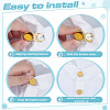 20Pcs Brass Cufflinks KK-ME0003-85-3