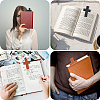 4Pcs 2 Colors Leather Bookmarks AJEW-CP0003-82A-5