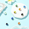 9Pcs 9 Colors Handmade Millefiori Lampwork Beads LAMP-CJ0002-41-6
