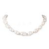Natural Baroque Pearl Keshi Pearl Beaded Necklaces for Women NJEW-JN05870-2