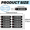 Mini PVC Coated Self Adhesive AUTOMATIC DOOR Warning Stickers STIC-WH0017-010-2