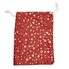 Gold Stamping Christmas Velvet Storage Bags ABAG-Q053-01A-03A-1