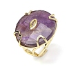 Natural Gemstone Cuff Rings GG-CBA5FCC-02G-6