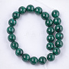 Natural Malachite Beads Strands G-S333-8mm-028-2