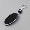 Iron Plastic Keychains KEYC-WH20022-003B-2