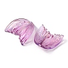 Fishtail Shape Transparent Acrylic Pendants LS-TACR-TAC0007-01D-1