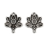 Tibetan Style Alloy Connector Charms AL-CBA8479-08AS-1