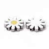 304 Stainless Steel Enamel Beads STAS-T052-15P-2