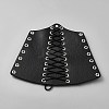 Adjustable PU Leather Cord Bracelets with Iron Buckles AJEW-WH0502-44B-2
