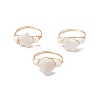 Star/Heart/Butterfly Shell Finger Rings RJEW-JR00846-2