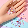 648Pcs 6 Style ABS Imitation Pearl Cabochons OACR-YW0001-26-4
