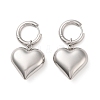 304 Stainless Steel Pendant Earrings EJEW-R160-02P-1