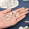 Spritewelry 100Pcs 3-Hole Iron Grade A Rhinestone Bridge Spacers RB-SW0001-02-24