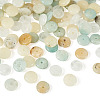 180Pcs 4 Styles Natural White African Opal & Flower Amazonite & Quartz Crystal Beads G-TA0003-14-3