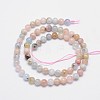 Natural Morganite Round Bead Strands X1-G-I159-6mm-2