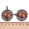 Synthetic Goldstone Pendants G-Q158-03-01-3