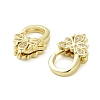 Insects Brass Micro Pave Clear Cubic Zirconia Lobster Claw Clasps KK-I354-01G-05-2