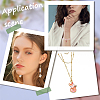 48Pcs 8 Styles Painted Alloy Pendants FIND-SC0010-26-5