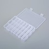 Plastic Removable Bead Containers CON-WH0070-84C-2