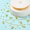 DIY 3m Brass Cable Chain Jewelry Making Kit DIY-YW0005-74G-5