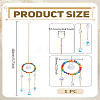Glass Hanging Suncatchers AJEW-WH0270-714C-2