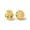 Brass Micro Pave Cubic Zirconia European Beads KK-U067-08G-02-1