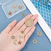 12Pcs 6 Style Alloy Rhinestone Pendants FIND-FH0002-72-4