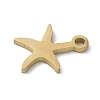 304 Stainless Steel Pendants STAS-E501-06G-2