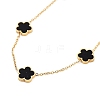 Golden 304 Stainless Steel Necklace NJEW-K252-09G-03-2