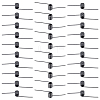 30Pcs 304 Stainless Steel Torsion Spring FIND-BC0014-16E-1