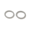 304 Stainless Steel Twisted Ring Linking Rings X-STAS-L300-005D-P-1
