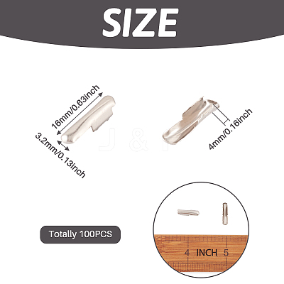Iron Half Cover Crimp End Caps IFIN-TAC0002-02-1