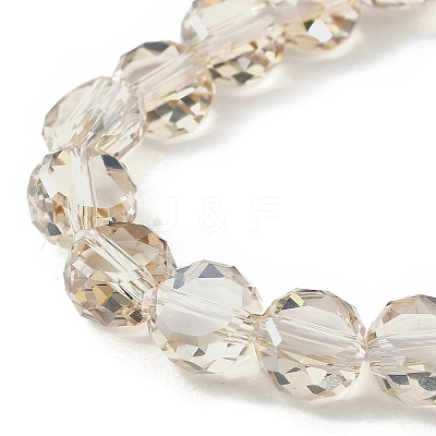 Electroplate Glass Beads Strands EGLA-L045-G-PL02-1