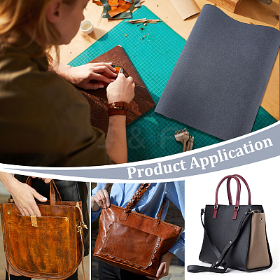 Leather Debris & Paper Fiber & Glue Stiffener Sheets for Bag Lining AJEW-WH0609-821C-1
