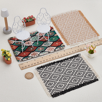 3Pcs 3 Colors Polyester Display Decorations DIY-FG0008-08-1