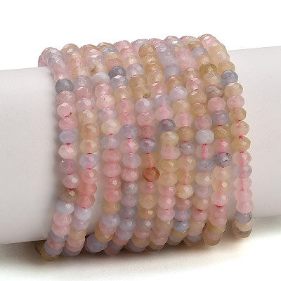 Dyed Natural White Jade Beads Strands GG-CBAF9EE-A11-3x4mm-1
