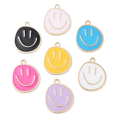 Alloy Enamel Pendants PALLOY-S192-03G-1