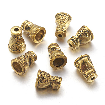Tibetan Style Bead Caps X-GLF0320Y-NF-1