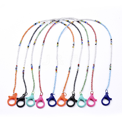 Personalized Beaded Necklaces NJEW-JN02853-1