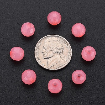 Transparent Acrylic Beads TACR-S154-62E-03-1