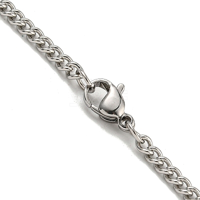 201 Stainless Steel Necklaces NJEW-Q336-01P-P-1