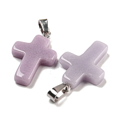 Synthetic Luminous Stone Dyed Pendants G-H308-06P-02-1