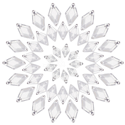 300Pcs 3 Styles Acrylic Sew on Rhinestone MACR-PH0001-76A-1