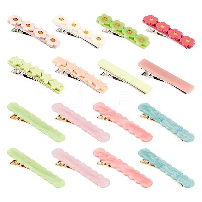 16Pcs 12 Style Fashion Acrylic Alligator Hair Clip PHAR-CA0001-003-1